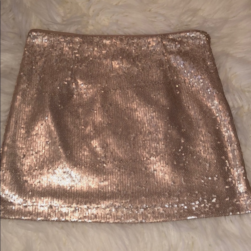 Sequin Mini Skirt